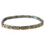 Slim 2 Tone Swirl Equal Sign link Magnetic Bracelet