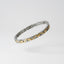 Slim 2 Tone Swirl Equal Sign link Magnetic Bracelet