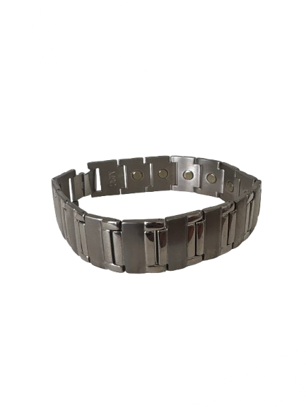 Silver Rolex Titanium Magnetic Bracelet