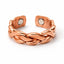 Bague en cuivre brillant XO