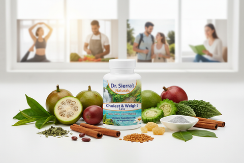 Cholest & Weight Less with metabolic-supporting ingredients and healthy lifestyle