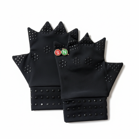 Enhanced Black Magnetic Sierra Therapy Glove