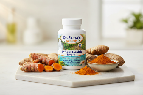 Inflam Health & More with Turmeric and Ginger