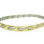 XO 2-Tone Stainless Steel Magnetic Anklet