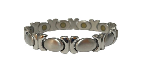 Oval Silver X