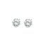 Magnetic Earrings Round CZ