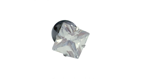Magnetic Earrings Square CZ