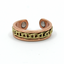 Copper Gold Chain Ring