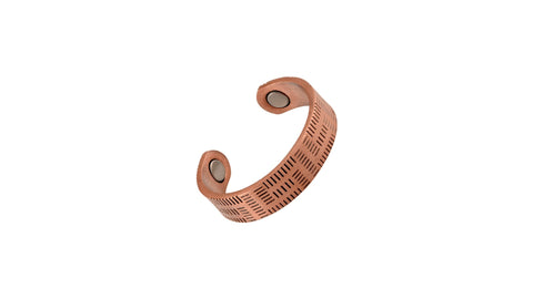 Copper Egyptian Scroll Ring