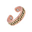 Copper Gold Chain Ring
