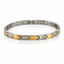 Pulsera Slinky bicolor en foto de estudio