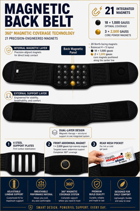 Magnetic Back Belt